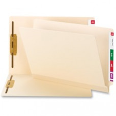 Smead TUFF® Laminated End Tab Folder with Shelf-Master® Reinforced Tab - Letter - 8 1/2