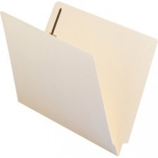 Smead End Tab Fastener Folders with Shelf-Master® Reinforced Tab - Letter - 8 1/2