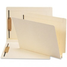 Smead End Tab Manila Expansion Fastener Folders with Reinforced Tab - Letter - 8 1/2
