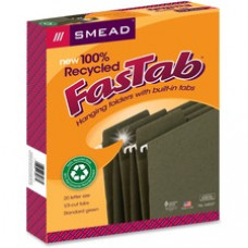 Smead 100% Recycled FasTab® Hanging Folders - Letter - 8 1/2