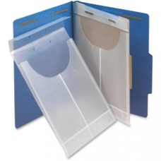 Smead Poly Retention Jackets - Letter - 8 1/2" x 11" Sheet Size - 100 Sheet Capacity - 3/4" Expansion - 1 Divider(s) - Polypropylene - Clear - 24 / Box