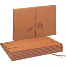 Smead Redrope Expanding Wallets with Cloth Tape Tie - 9 1/2
