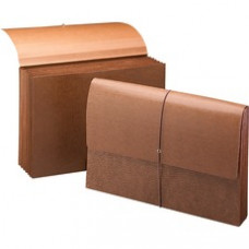 Smead Leather-Like Partition Wallets with Elastic Cord - Legal - 8 1/2