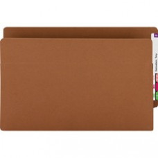 Smead Extra Wide 100% Recycled End Tab Redrope Pockets - Legal - 8 1/2