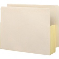 Smead End Tab Manila File Pockets with Reinforced Tab - Letter - 8 1/2
