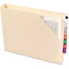 Smead End Tab File Jackets with Shelf-Master® Reinforced Tab - Letter - 8 1/2