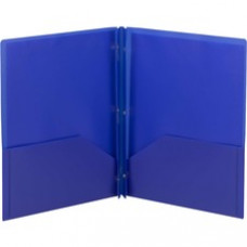 Smead Poly Two-Pocket Folders with Fasteners - Letter - 8 1/2