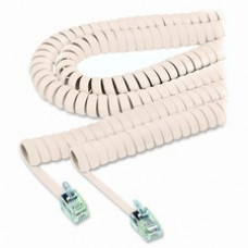 Softalk Modular Plug Handset Coil Cord - 25 ft Phone Cable for Phone - Beige - 1 Pack