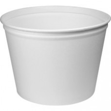 Solo Double Wrapped Paper Bucket - Food, Ice - White - Paper Body - 300 / Carton