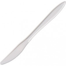 Solo Disposable Cutlery - 1000/Carton - Knife - 1 x Knife - Disposable - Polypropylene - White