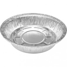SEPG Banyan Aluminum Foil Round Pans - Serving, Food, Transporting, Storing - Silver - Aluminum Body - 500 / Carton