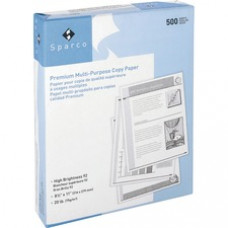 Sparco Punched Multipurpose Copy Paper - Letter - 8 1/2