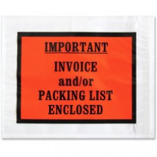 Sparco Pre-labeled Important Invoice Envelopes - Packing List - 5 1/2