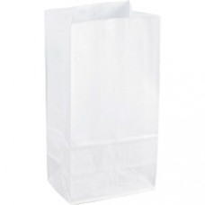 Sparco White Kraft Paper Bags - 6