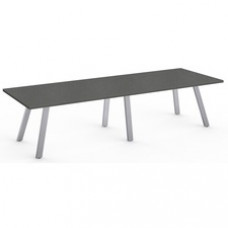 Special-T AIM XL Conference Table - Steel Mesh Top - Dual Pitched Base - 108