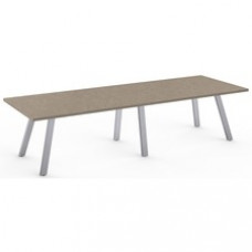 Special-T AIM XL Conference Table - Evening Tigris Top - Dual Pitched Base - 10 ft Table Top Length x 42