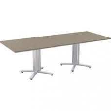 Special-T Structure 4X Conference Table - Evening Tigris Rectangle Top - Powder Coated Base - 10 ft Table Top Length x 48