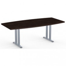 Special-T Sienna Conference Table Component - Ebony Recon Boat Top - T-shaped Base - 84