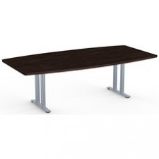 Special-T Sienna Conference Table Component - Ebony Recon Boat Top - T-shaped Base - 96