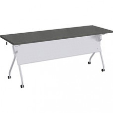 Special-T Transform-2 Flip & Nest Table - Steel Mesh Rectangle Top - Silver Cross Beam Base x 72