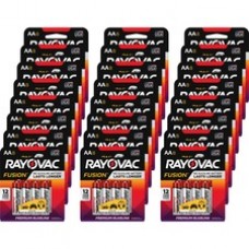 Rayovac Fusion Advanced Alkaline AA Batteries - For Multipurpose - AA - 24 / Carton