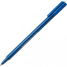 Staedtler Triplus Ball 437 Triangular Ballpoint Pen - Blue - 10 / Box