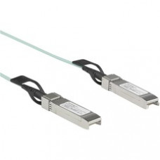 StarTech.com Dell EMC AOC-SFP-10G-2M Compatible 2m 10G SFP+ to SFP AOC Cable - 10GbE SFP+ Active Optical Fiber - 10Gbps SFP + Cable 6.5' - 100% Dell EMC AOC-SFP-10G-2M active optical cable (AOC) - 2m Cable, 10Gbps, Active Optical Fiber, 2x SFP+ Plugg