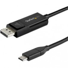 StarTech.com 3ft (1m) USB C to DisplayPort 1.4 Cable 8K 60Hz/4K - Reversible DP to USB-C or USB-C to DP Video Adapter Cable HBR3/HDR/DSC - Reversible USB C to DisplayPort 1.4 cable (USB-C DP Alt Mode laptop to monitor) or DP 1.4 to USB-C display cabl