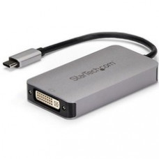 StarTech.com USB-C to DVI Adapter - Dual-Link Connectivity - Digital Only - Active Conversion - USB Type-C Dual-Link Video Converter - 2560x1600 - The USB-C to DVI adapter (digital only) supports dual-link resolutions up to 2560x1600 - With a compact
