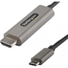 StarTech.com 13ft (4m) USB C to HDMI Cable 4K 60Hz with HDR10, Ultra HD USB Type-C to HDMI 2.0b Video Adapter Cable, DP 1.4 Alt Mode HBR3 - 13ft/4m USB C (DisplayPort 1.4 Alt Mode HBR3) to HDMI 2.0b video adapter cable - 4K 60Hz w/ HDR10/7.1 Audio/HDCP 2.