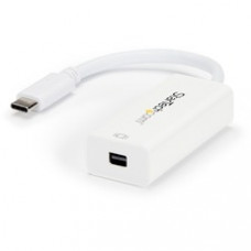StarTech.com StarTech.com - USB-C to Mini DisplayPort Adapter - 4K 60Hz - White - USB Type-C to Mini DP Adapter - Thunderbolt 3 Compatible - USBC to Mini DisplayPort Adapter supports 4K resolutions - Reversible USBC connects easily to your Thunderbolt 3 d