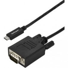 StarTech.com 10ft/3m USB C to VGA Cable - 1080p USB Type C DP Alt Mode to VGA Video Display Adapter Monitor Cable - Works w/ Thunderbolt 3 - Black 10ft/3m USB Type C (DP Alt Mode HBR2) to VGA cable | 2048x1280/1920x1200/1080p 60Hz | EDID/DDC - Video Adapt