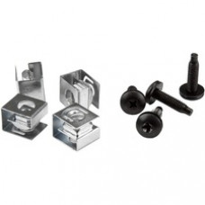StarTech.com Server Rack Screws and Clip Nuts - 10-32 - Rack Mount Screws and Slide-On Cage Nuts - Clip Nuts and Screws - 50 Pack - Mount server networking and A/V equipment with these high quality 10 32 clip nuts and screws - Slide-on cage nuts - Rack mo