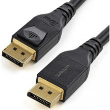 StarTech.com 4 m VESA Certified DisplayPort 1.4 Cable - 8K 60Hz HBR3 HDR - 13 ft Super UHD 4K 120Hz - DP to DP Video Monitor Cord M/M - 4m/13.1ft VESA Certified DisplayPort 1.4 Cable - 8K 60Hz/HDR/HBR3/DSC 1.2/HDCP 2.2/4:4:4 chroma subsampling/PVC jacket/