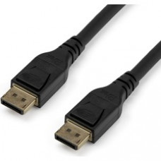 StarTech.com 5 m VESA Certified DisplayPort 1.4 Cable - 8K 60Hz HBR3 HDR - 16 ft Super UHD 4K 120Hz - DP to DP Video Monitor Cord M/M - 5m/16.4ft VESA Certified DisplayPort 1.4 Cable - 8K 60Hz/HDR/HBR3/DSC 1.2/HDCP 2.2/4:4:4 chroma subsampling/PVC ja