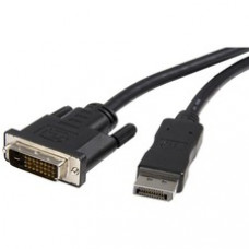 StarTech.com 10-Pack 6ft DisplayPort to DVI Cable - 1080p DisplayPort 1.2 to DVI-D Video Adapter Cable - Passive DP++ to DVI Digital Cable - DisplayPort 1.2 to DVI-D adapter cable connects DP++ source to DVI display/monitor | 1920x1200 or 1080p@60Hz