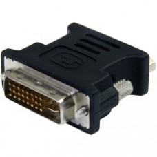 StarTech.com DVI to VGA Cable Adapter M/F - Black - 10 Pack - Connect your VGA Display to a DVI-I source - DVI to VGA Cable Adapter - DVI to VGA Connector - DVI-I to VGA - DVI Male to VGA Female Adapter - Black DVI to VGA M/F Adapter - 10 pack - Cost effe