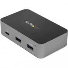 StarTech.com 4-Port USB C Hub - USB 3.1 Gen 2 (10 Gbps) - 3x USB-A & 1x USB-C - Powered - Universal Adapter Included - USB 3.1 Type C - External - 4 USB Port(s) - 4 USB 3.1 Port(s) - UASP Support - Linux, Mac, PC