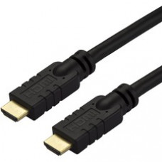 StarTech.com 30ft (10m) HDMI 2.0 Cable - 4K 60Hz UHD Active High Speed HDMI Cable - CL2 Rated for In Wall Install - Durable - HDR, 18Gbps - 30ft (10m) Active Ultra HD HDMI 2.0 Cable - 4K 60Hz/dual video/HDR/CEC/21:9 aspect ratio/BT.2020 - 32ch audio/4 use