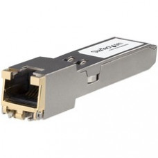 StarTech.com HPE JL563A Compatible SFP+ Module - 10GBASE-T - 10GE Gigabit Ethernet SFP+ to RJ45 Cat6/Cat5e - 30m - HPE JL563A Compatible SFP+ - 10GBASE-T 10Gbps - 10GbE Module - 10GE Gigabit Ethernet SFP+ Copper Transceiver - 30m (98.4ft) - RJ-45 Con