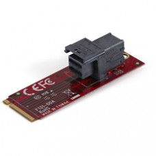 StarTech.com U.2 to M.2 Adapter for U.2 NVMe SSD - M.2 PCIe x4 Host Interface - U.2 SSD SFF-8643 Adapter - M2 PCIe Adapter - U.2 Drive Adapter - Add U.2 PCIe NVMe SSD performance to your desktop computer or server by connecting a U.2 SSD to an M.2 PCIe x4
