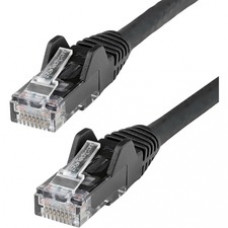 StarTech.com 50ft (15m) CAT6 Ethernet Cable, LSZH (Low Smoke Zero Halogen) 10 GbE Snagless 100W PoE UTP RJ45 Black Network Patch Cord, ETL - 50ft/15.2m Black LSZH CAT6 Ethernet Cable - 10GbE Multi Gigabit 1/2.5/5Gbps/10Gbps to 55m - 100W PoE++, ANSI/TIA-5