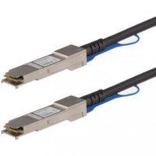 StarTech.com MSA Uncoded Compatible 3m 40G QSFP+ to QSFP+ Direct Attach Cable - 40 GbE QSFP+ Copper DAC 40 Gbps Low Power Passive Twinax - QSFP+ Direct-Attach Twinax cable complies w/ MSA industry standards - Copper Twinax Cable length: 3 m - Copper QSFP+