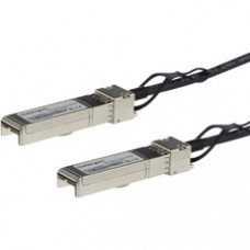 StarTech.com MSA Uncoded Compatible 0.5m 10G SFP+ to SFP+ Direct Attach Cable - 10 GbE SFP+ Copper DAC 10 Gbps Low Power Passive Twinax - SFP+ Direct-Attach Twinax cable complies w/ MSA industry standards - Copper Twinax Cable length: 0.5 m - Copper SFP+ 