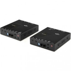 StarTech.com HDMI over IP Extender Kit with Video Wall Support - 1080p - HDMI over Cat5 / Cat6 Transmitter and Receiver Kit (ST12MHDLAN2K) - HDMI over IP Extender Kit - Video wall support - HDMI transmitter & receiver kit extends HDMI signal & RS232