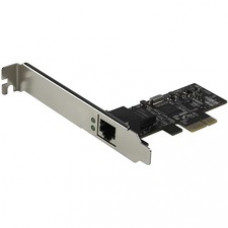 StarTech.com 1 Port 2.5Gbps 2.5GBASE-T PCIe Network Card x4 PCIe - Windows, MacOS & Linux - PCI Express LAN Card - RTL8125 (ST2GPEX) - PCI Express x4 - 1 Port(s) - 1 - Twisted Pair - 2.5GBase-T, 1000Base-T, 10/100Base-TX - Plug-in Card