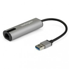 StarTech.com 2.5GbE USB A to Ethernet Adapter - NBASE-T NIC - USB 3.0 Type A 2.5 GbE Multi Speed Gigabit Network USB 3.1 to RJ45/LAN - USB A to Ethernet Adapter securely connects to high-speed network using NBASE-T w/USB 3.1 Type-A over Cat 5e - 1X R