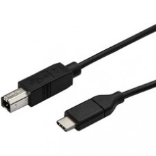 StarTech.com 3m 10 ft USB C to USB B Printer Cable - M/M - USB 2.0 - USB C to USB B Cable - USB C Printer Cable - USB Type C to Type B Cable - Connect USB 2.0 USB-B devices to your USB-C or Thunderbolt 3 computer - 10ft USB B Cable - 10 ft USB C to USB B 