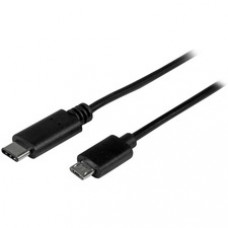 StarTech.com 0.5m USB C to Micro USB Cable - M/M - USB 2.0 - USB-C to Micro USB Charge Cable - USB 2.0 Type C to Micro B Cable - Charge and sync your USB 2.0 Micro-B devices from a USB-C host, with reduced clutter - 0.5m USB C to Micro USB Charge Cable M/