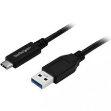 StarTech.com USB to USB C Cable - 1m / 3 ft - 5Gbps - USB A to USB C - USB Type C - USB Cable Male to Male - USB C to USB - Connect your USB Type-C devices to a computer - 3ft USB A to USB C Cable - 3 ft USB Type A to USB Type C Cable - USB-C to USB - 3' 